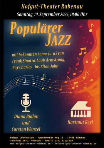 Tickets für Populärer Jazz am 14.09.2025 - Karten kaufen